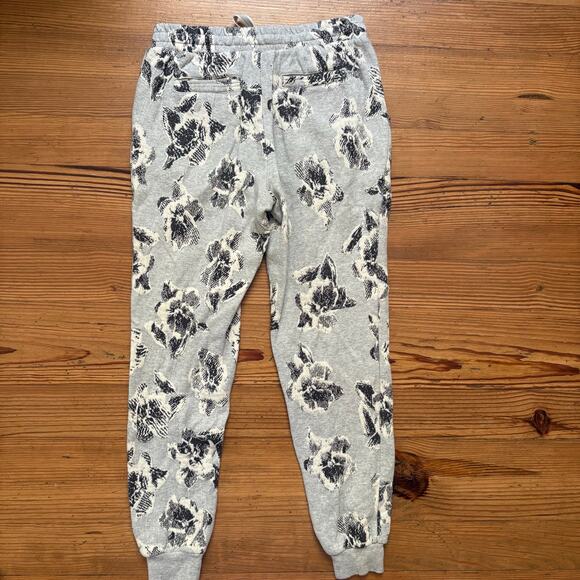 Anthropologie Saturday Sunday gray floral jogger sweatpants SIZE XS - Picture 6 of 6